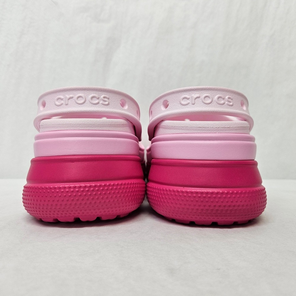 Crocs Classic Stacked Clog Platform 211355-6ZQ Pink Dragon Fruit Womens Size 8 - Picture 6 of 8